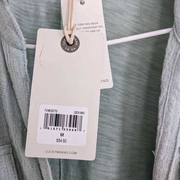 Lucky Brand Women's Button Down Long Sleeve Pocket Shirt - Picture 6 of 10